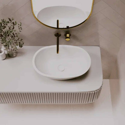 530mm Pietra Bianca - Sussana Above Counter Basins