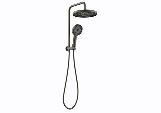 The Gabe Twin Shower  - Gun Metal