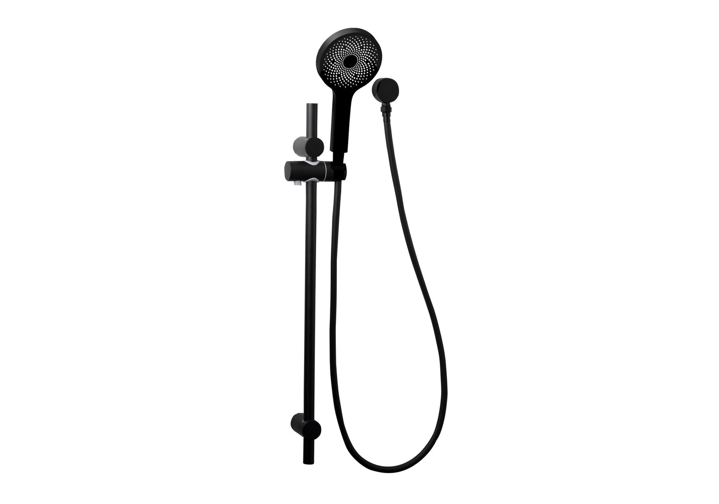 The Gabe Hand Shower On Rail  - Matte Black