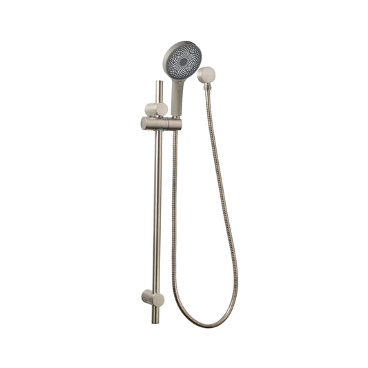 The Gabe Hand Shower On Rail  - Brushed Nickel