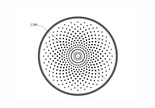 The Gabe Bush Shower Head  - Chrome