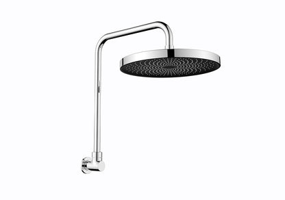 The Gabe Gooseneck Wall Shower Arm & 260mm Head  - Chrome