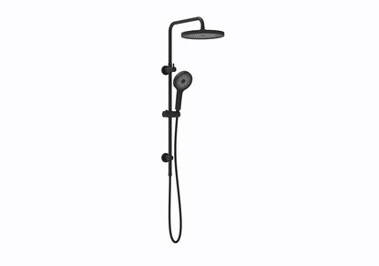 The Gabe Twin Shower With Rail   - Matte Black