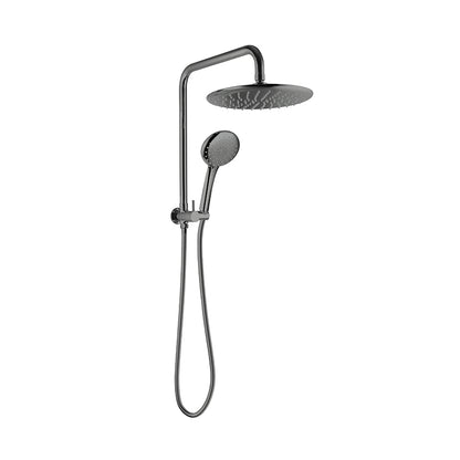Loui Twin Shower - Brushed Nickel