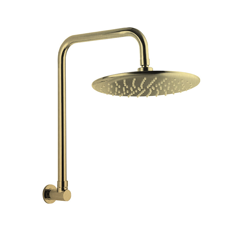 Loui Gooseneck Shower - Brushed Gold