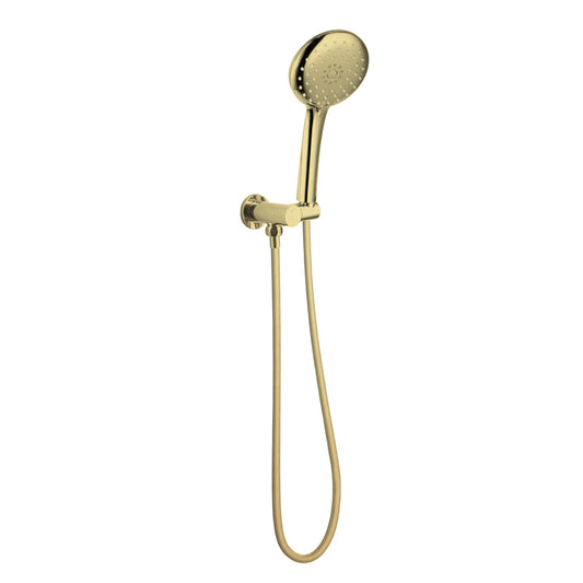 Loui Hand Shower With Wall Bracket - Brushed Gold