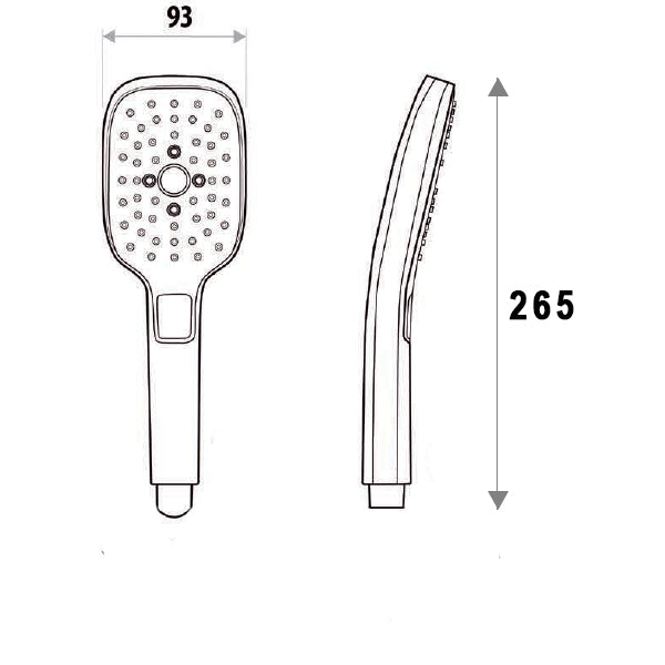 Huntingwood Hand Shower only - Matte Black
