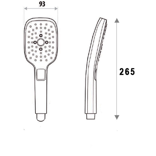 Huntingwood Hand Shower only - Matte Black