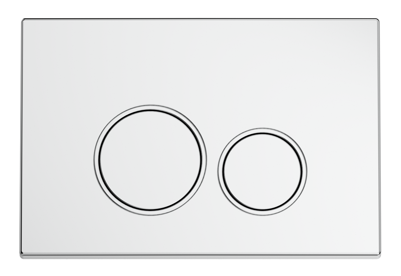 Toilet Mechanism - Round  - Chrome