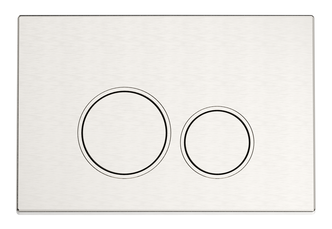 Toilet Mechanism - Round  - Brushed Nickel