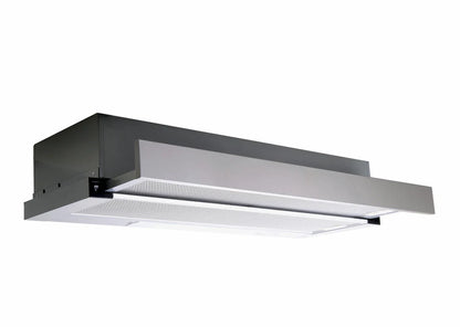 900mm SS Telescopic Rangehood - Ducted or Recirculating (72mm Fascia)