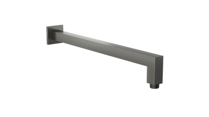 Tiana 400mm Square Wall Shower Arm - Gunmetal