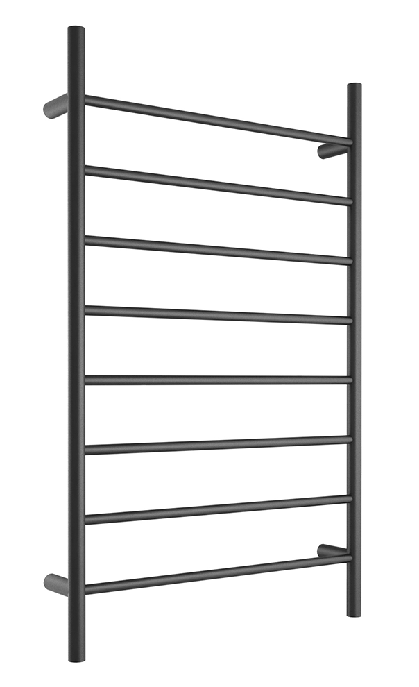 Round Towel Ladder 1150 x 700mm - Black