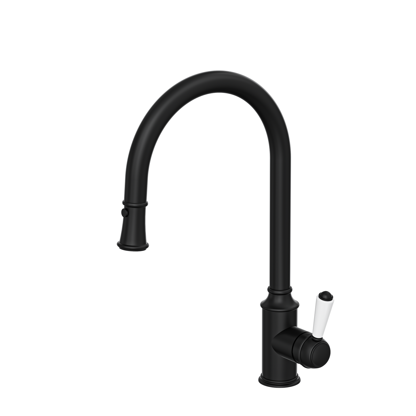 Tommy S2 Pull Out Sink Mixer - Matte Black