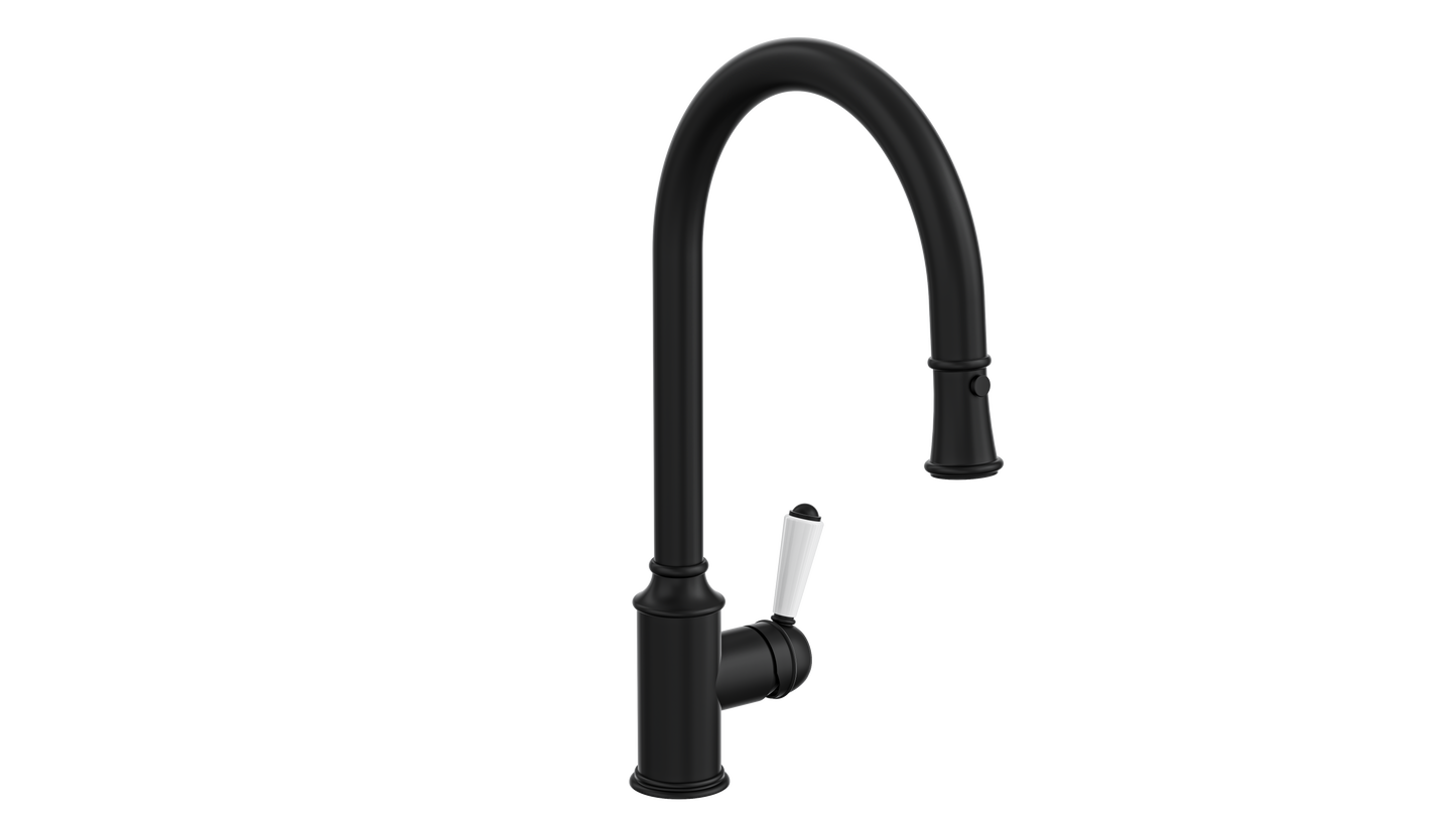 Tommy S2 Pull Out Sink Mixer - Matte Black