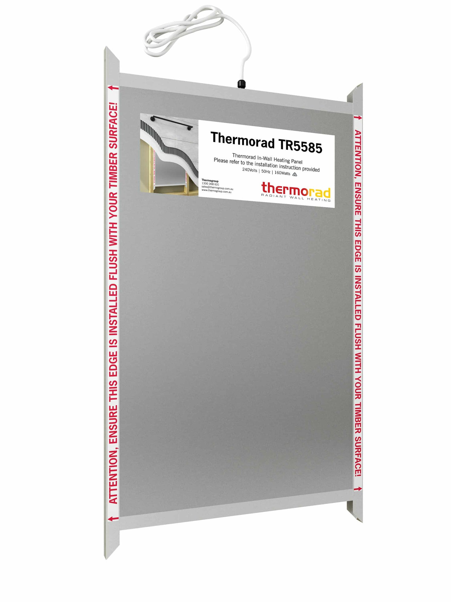 555x850mm Thermorad In-Wall Heating System