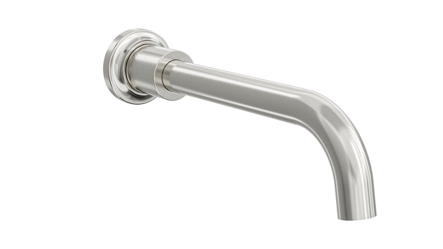 Tre Wall Mount Bath Spout - Brushed Nickel