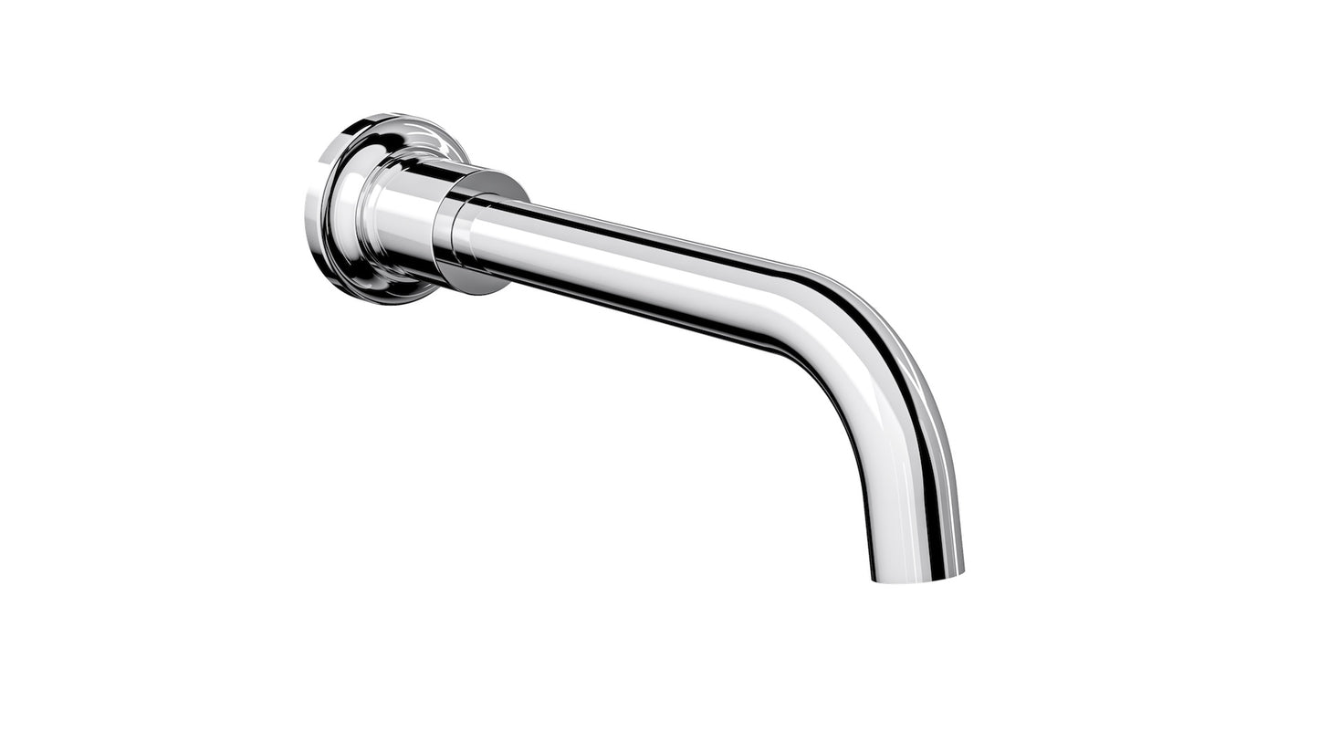 Tre Wall Mount Bath Spout - Chrome