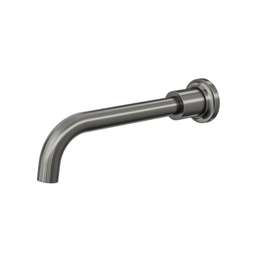 Tre Wall Mount Bath Spout - Gunmetal