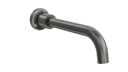 Tre Wall Mount Bath Spout - Gunmetal