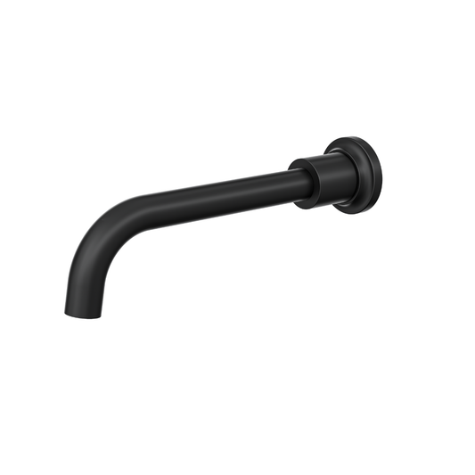 Tre Wall Mount Bath Spout - Matte Black