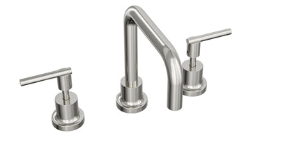 Tre Lever Handle Basin Set - Brushed Nickel