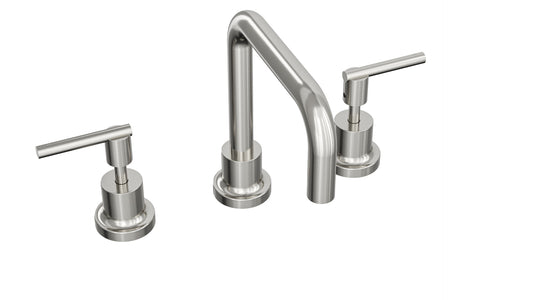 Tre Lever Handle Basin Set - Brushed Nickel