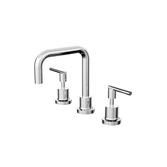 Tre Lever Handle Basin Set - Chrome