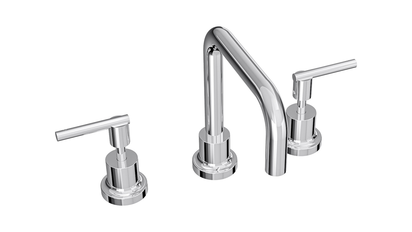 Tre Lever Handle Basin Set - Chrome
