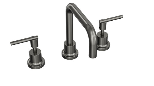 Tre Lever Handle Basin Set - Gunmetal