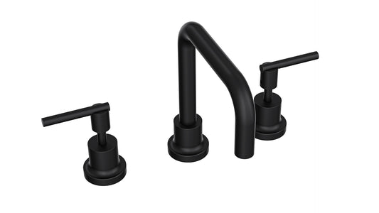 Tre Lever Handle Basin Set - Matte Black