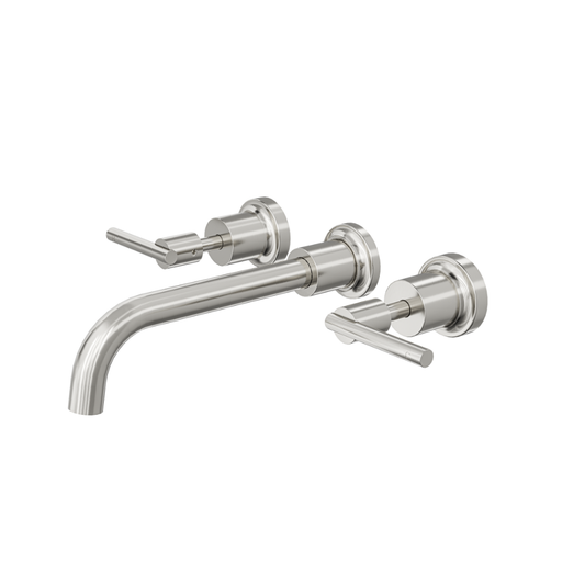 Tre Lever Handle Bath Set -Brushed Nickel