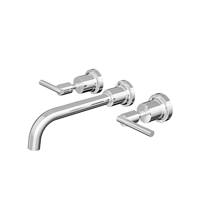 Tre Lever Handle Bath Set - Chrome
