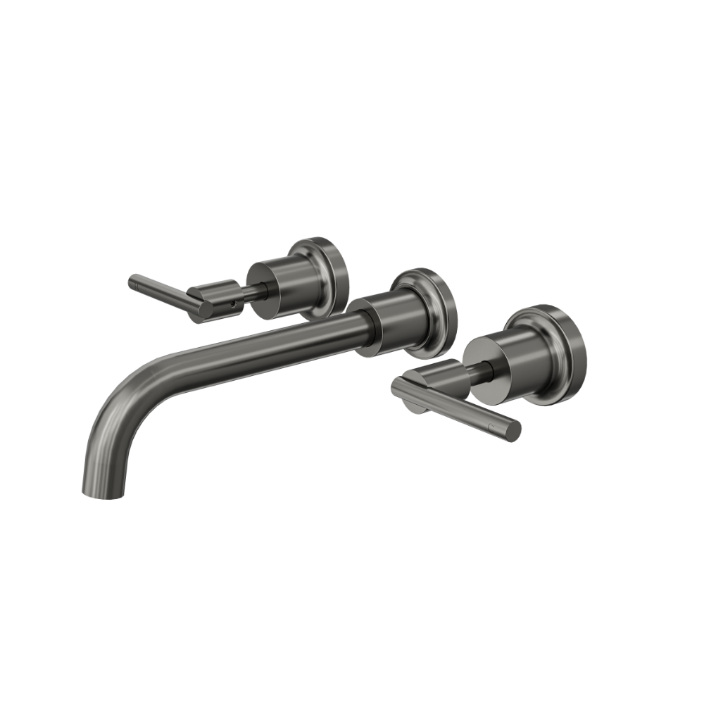 Tre Lever Handle Bath Set - Gunmetal