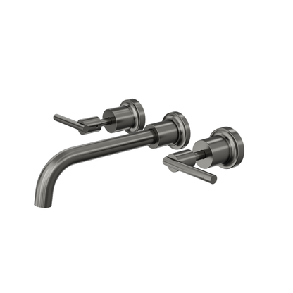 Tre Lever Handle Bath Set - Gunmetal