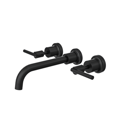 Tre Lever Handle Bath Set - Matte Black