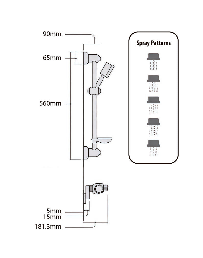 Thermo Shower with Mixer