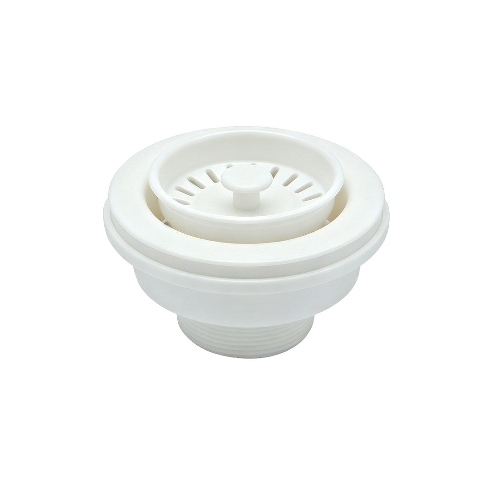 Matte Cream Kitchen Sink Waste without Overflow