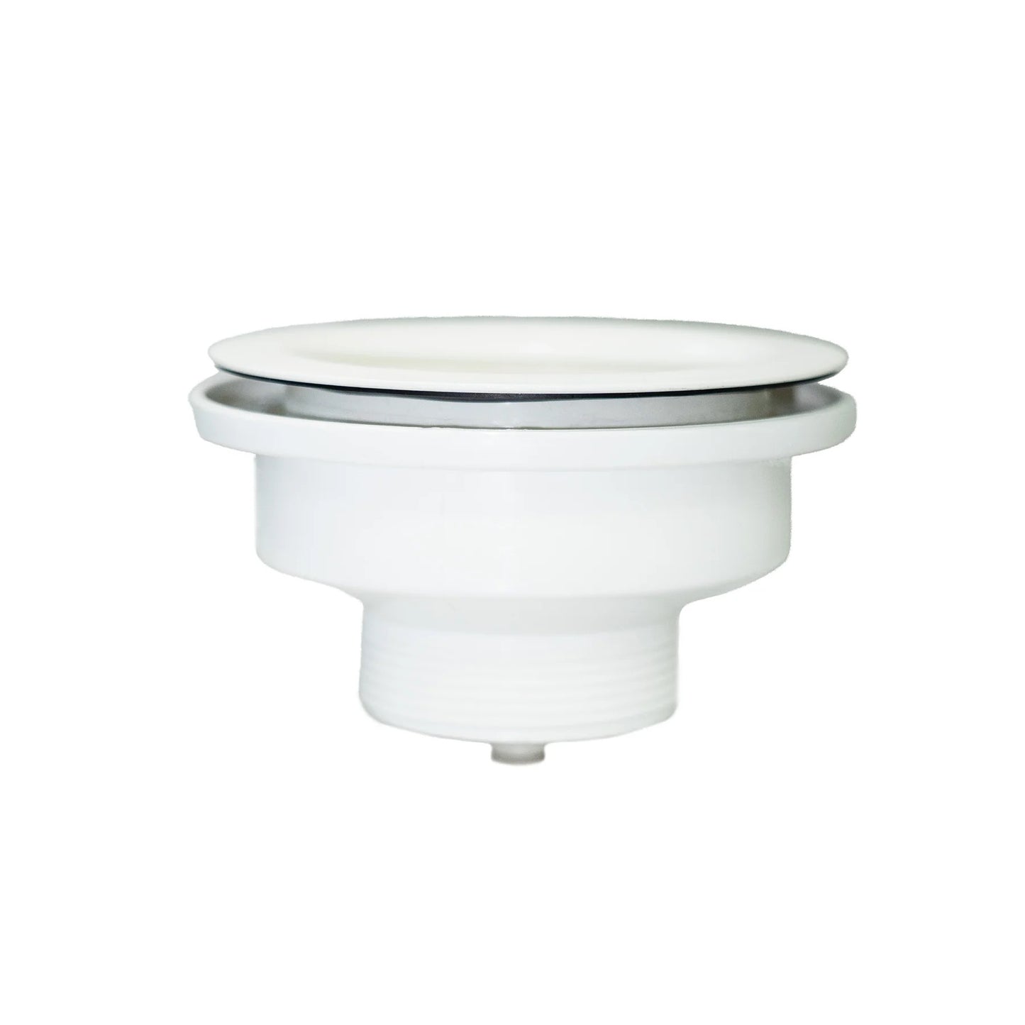 Matte Cream Kitchen Sink Waste without Overflow