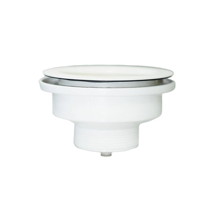 Matte Cream Kitchen Sink Waste without Overflow