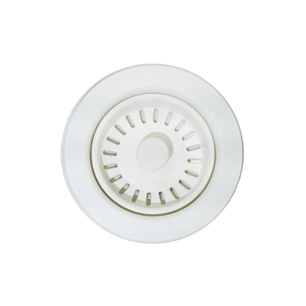 Matte Cream Kitchen Sink Waste without Overflow