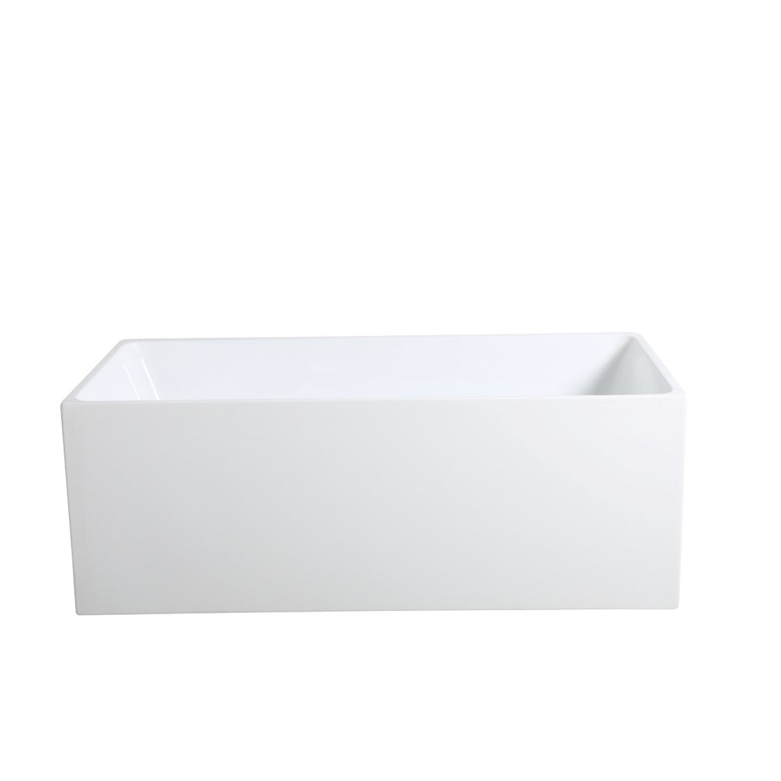 1700mm Theo Multifit Bathtub - No Overflow - Gloss White