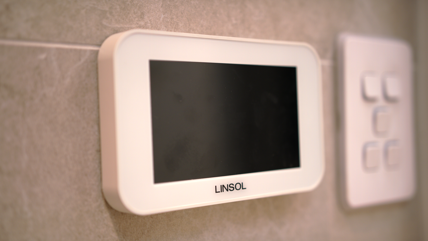 Konnect 5.1in Dual Thermostat - Matte White