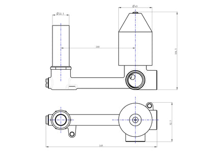 Universal Multifit Wall Mixer and Spout In Wall Body