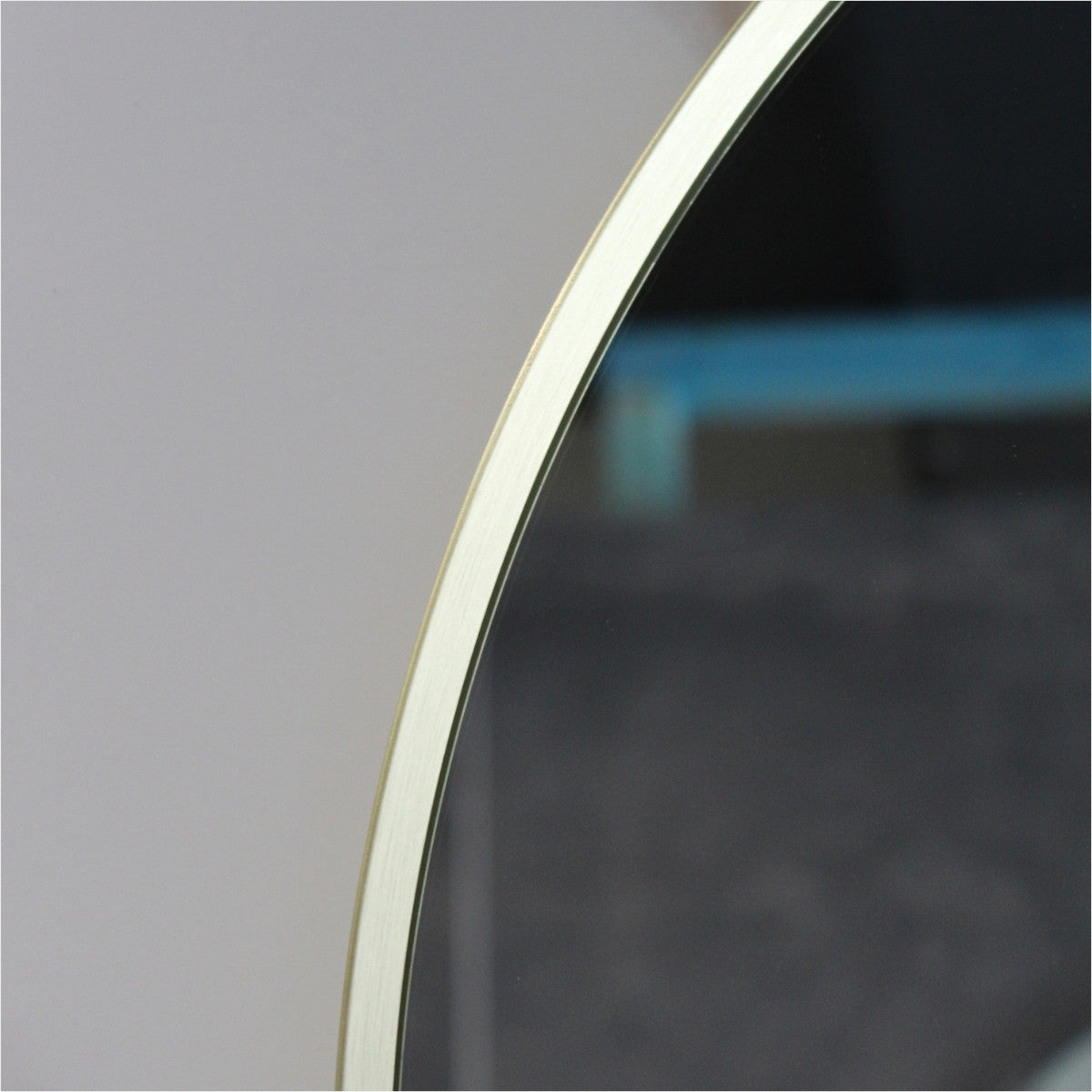 Uni-Brushed Gold Arch Framed Mirror -  600x900mm