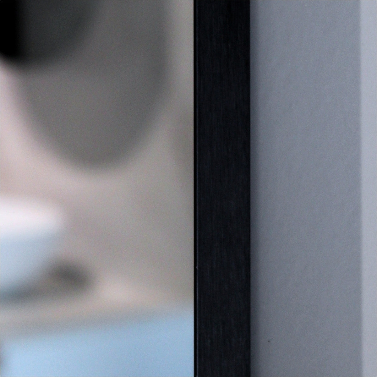 Uni-Matte Black Arch Framed Mirror -  600x900mm