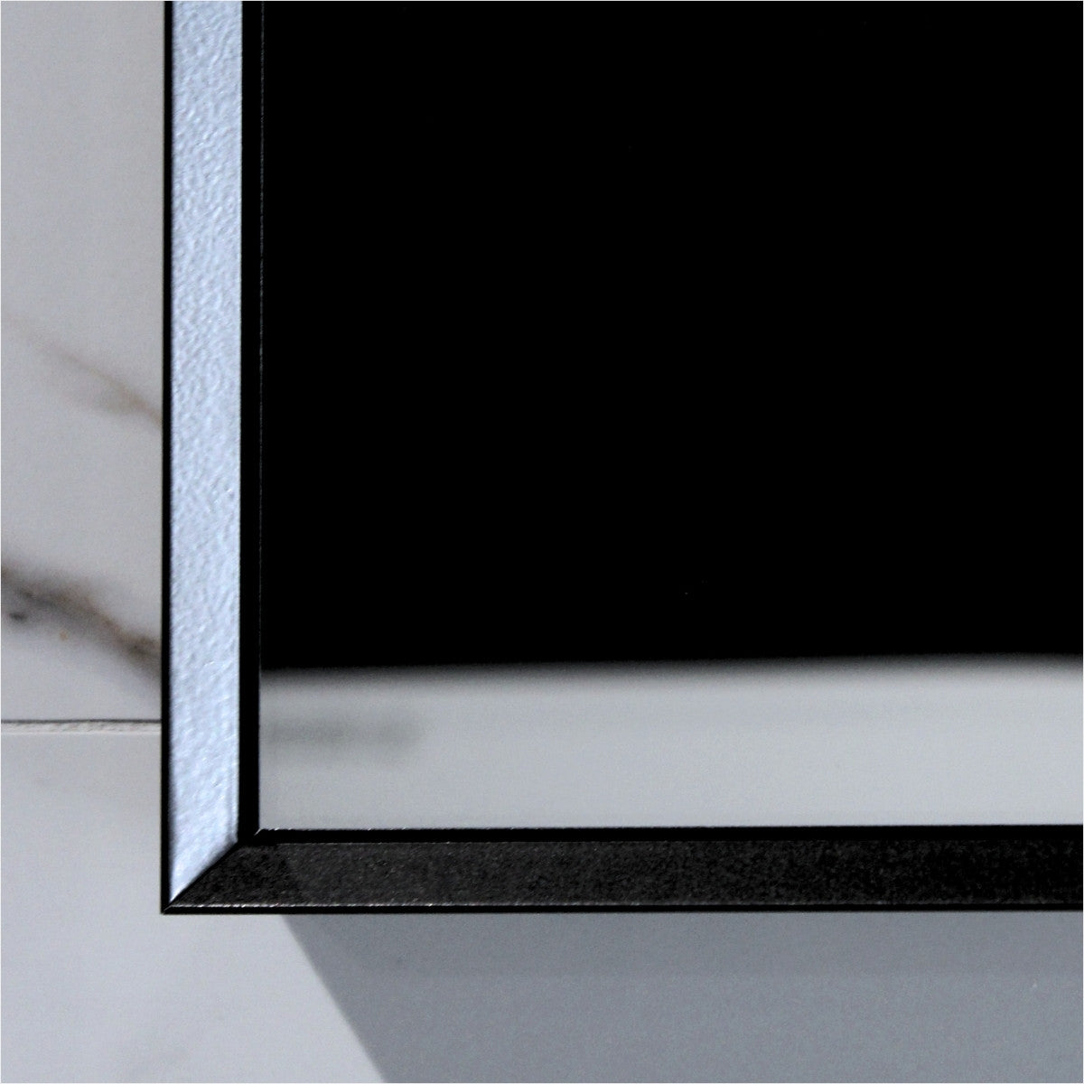 Uni-Matte Black Arch Framed Mirror -  600x900mm