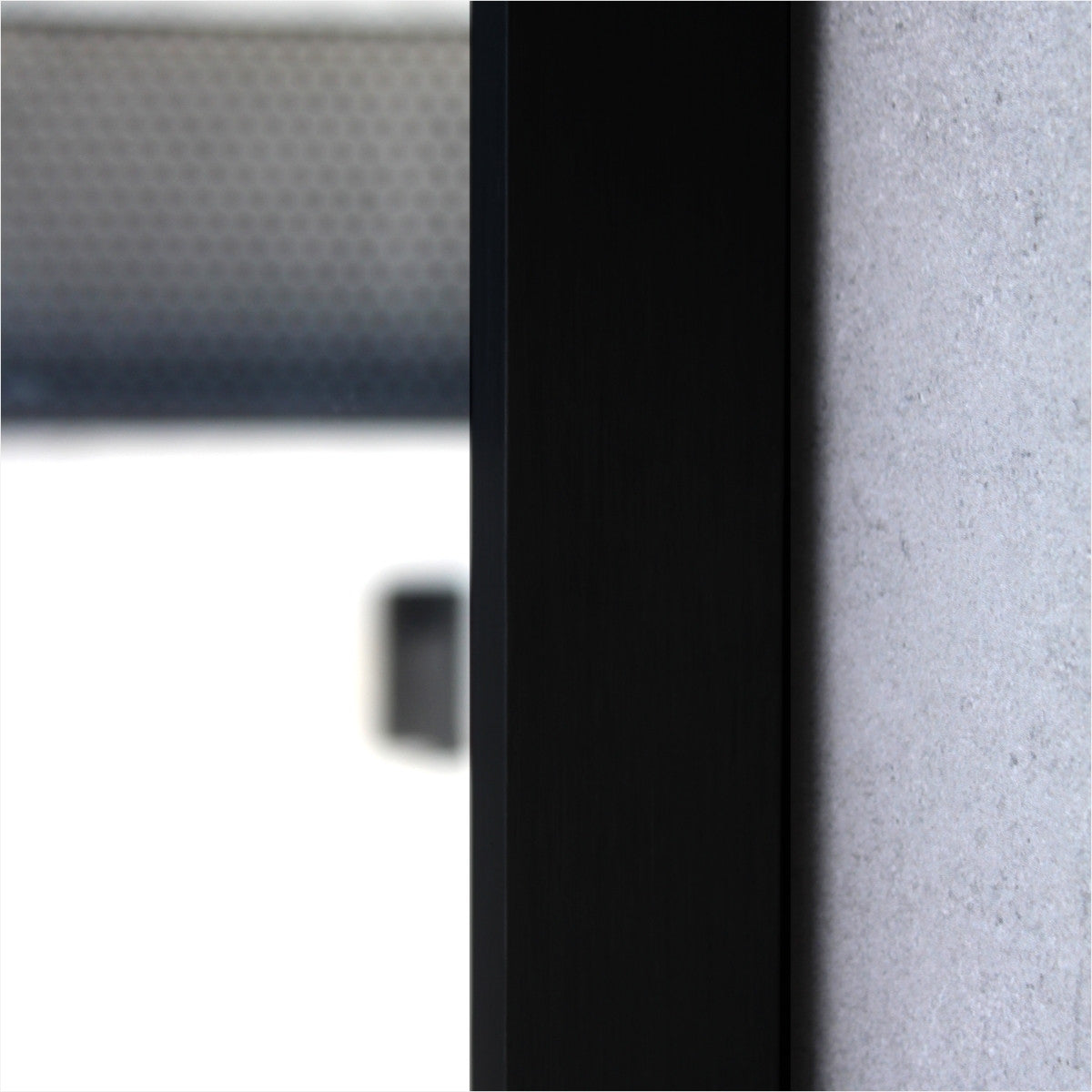 Arch LED Framed Mirror - Matt Black -  600x900mm