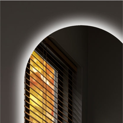 Uni-Arch Backlit LED Framless Mirror - 600x900mm