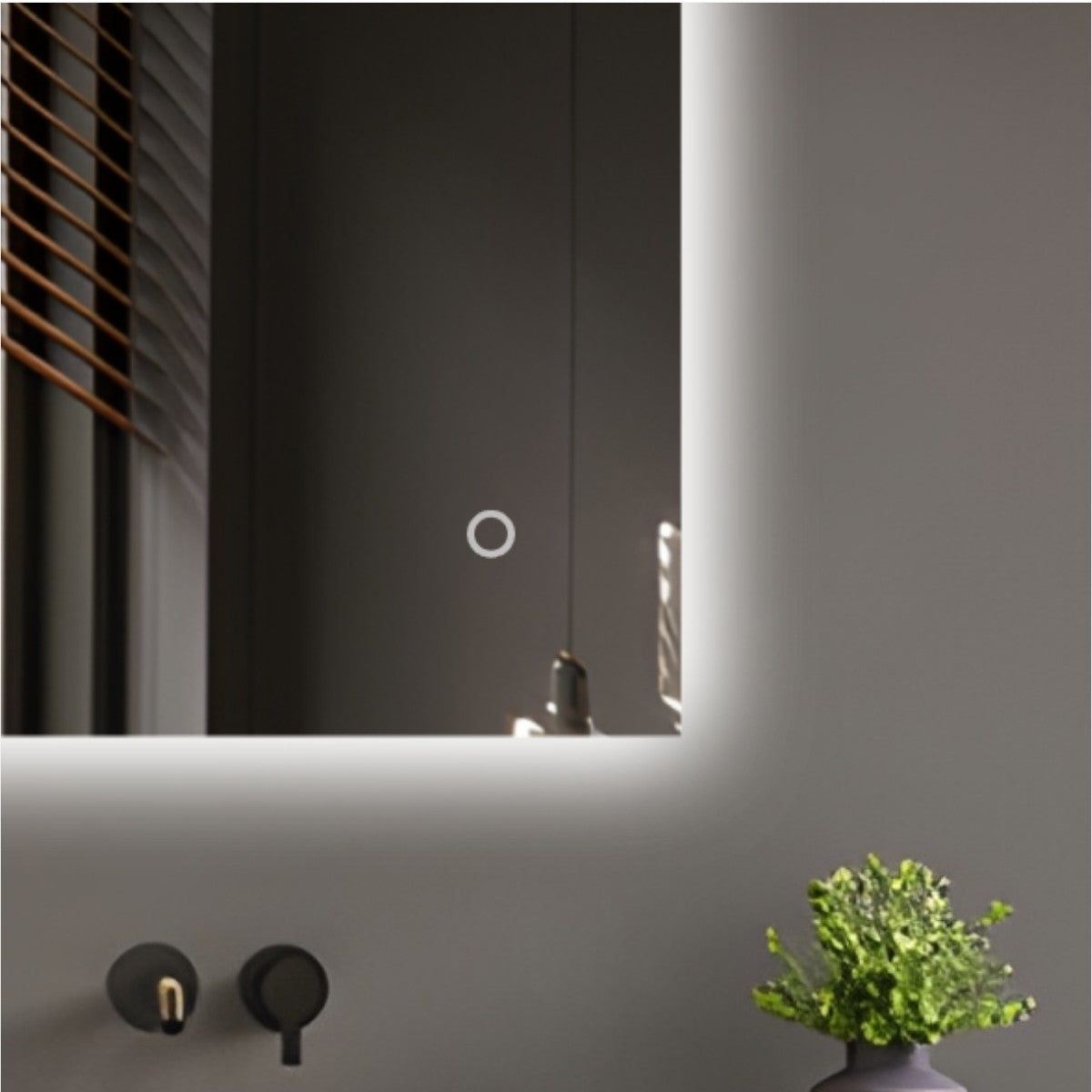 Uni-Arch Backlit LED Framless Mirror - 600x900mm